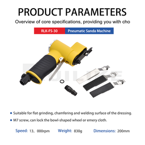 Lijadora Neumática de Banda de Alta Velocidad, Mini Amoladora para Pulir Metal, Herramienta de Acabado para Trabajar la Madera - Product Image 2