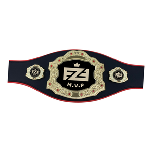 M.V.P. Cinturón de Campeonato con Detalles en Oro y Cuero Negro de Primera Calidad, Personalizable, para Deportes y Eventos - Product Image 6