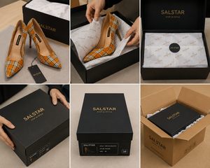 Zapatos de Tacón Alto con Diseño Escocés a Cuadros para Mujer – Elegantes Tacones para Bodas y Eventos Nocturnos, Venta al Por Mayor - Product Image 6