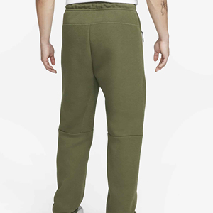 Pantalon de survêtement streetwear personnalisé, coupe évasée style hip-hop, 100% coton, ample, pour homme - Product Image 2