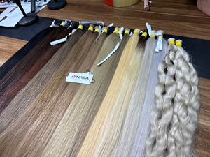 Extensiones de Cabello Humano Virgen Vietnamita de Punta Plana, Doble Trama, Premium, 100g, Venta al por Mayor, Todos los Colores - Product Image 6