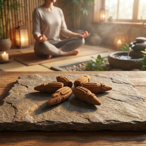 Artisan Organic Hand-made Eco-Friendly Agarwood <b>Cone</b> <b>Incense</b> 100% Pure Long Lasting Aroma Unique Carved Design - Product Image 3