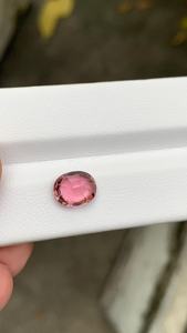 Tourmaline rose naturelle afghane, taille ovale, facettée, pierre précieuse en vrac pour la fabrication de bijoux, fournisseur de pierres précieuses en gros - Product Image 5