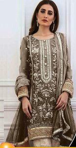 Vestido de diseñador indio paquistaní, colección de lujo bordada, superventas, 2021 - Product Image 4