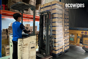 Lingettes nettoyantes antibactériennes GermFree Plus éliminent 99,9 % des germes, tissu non tissé, Ecowipes DW60S, antiseptique ménager - Product Image 4