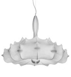 Lustre en soie Grand Lotus Bloom avec structure en acier électroplaqué pour hôtel, villa, hall d'entrée - Product Image 1