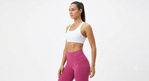 Leggings de yoga roses en spandex, élastiques, à séchage rapide, sans coutures, extensibles, compressifs, longueur intégrale, vêtements de sport pour la salle de sport, la course à pied, le tennis - Product Image 5