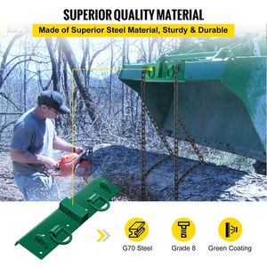 Ganci di traino compatti forgiati G70 da 1/4 di pollice con bullone, portata massima 4700 libbre, per benna trattore, albero da 1/2 di pollice - Product Image 3