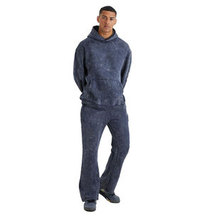 Chándal Informal con Capucha para Hombre, de Alta Calidad, Lavado Ácido, Estilo Hip Hop, Último Diseño, Secado Rápido, Servicio OEM - Product Image 1