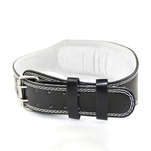 Ceinture de musculation OEM en cuir véritable, réglable, légère et durable, pour soulevés de terre, squats, soutien du dos et entraînement de force en salle de sport - Product Image 2