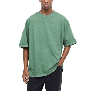 Camisetas de Moda para Hombre al por Mayor - Tela de Forro Polar Duradera, Antipilling, Ecológica, de Secado Rápido, Corte Regular, Manga Corta, Marca Personalizada - Product Image 2