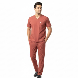 Ensemble de blouses médicales en coton pour hommes, uniforme médical d'hôpital, fournisseur de vêtements, uniformes respirants pour hommes, vente en gros personnalisée - Product Image 4