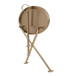 Kare Clack Mosaic Design <b>Side</b> <b>Table</b> Olive Green <b>Gold</b> Round <b>Side</b> <b>Table</b> Living Room Bedside <b>Table</b> Steel Frame Foldable <b>Side</b> <b>Tables</b> - Product Image 3