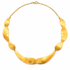 Collar de cadena trenzada de latón en tono plateado, diseño de cuello tejido intrincado, joyería elegante y llamativa, moda al por mayor - Product Image 5