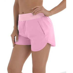 Shorts mode taille haute respirants pour femme, en tissu peigné infroissable, pour l'été, décontractés, confortables, pour l'extérieur et le quotidien - Product Image 4