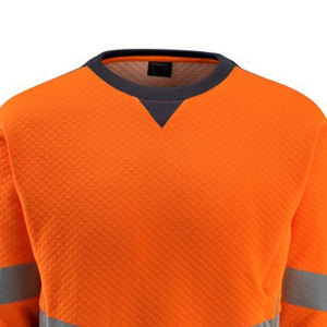 เสื้อสเวตเชิ้ตแขนยาวสะท้อนแสงแบบกำหนดเองสำหรับงานความปลอดภัย  เสื้อผ้าทำงานสำหรับช่างซ่อม  เสื้อสเวตเชิ้ตป้องกันเปลวไฟสำหรับผู้ชาย - Product Image 2
