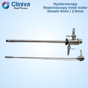 <b>Laparoscopic</b> Hysteroscopy Resectoscopy inner outer Sheath 4mm / 2.9mm High Quality Reusable Surgical <b>Instruments</b> - Product Image 2