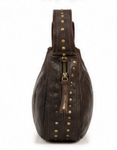 Sac hobo en cuir véritable de luxe, style bohème, fermeture éclair, bandoulière simple, grande capacité, pour femmes, usage quotidien - Product Image 5