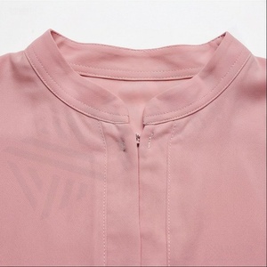 Abaya Islámica de Manga Larga para Mujer, de Alta Calidad, Modesta, Informal, Transpirable, de Poliéster, con Cuello en V, Largo hasta el Tobillo - Product Image 4