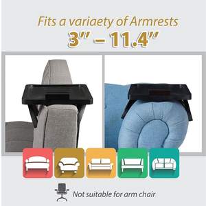 Table de canapé stable en bois |   Plateau d'accoudoir de canapé en bois massif écologique |   Fournisseur OEM personnalisé - Product Image 3