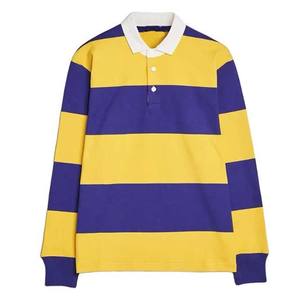 Vêtements de football de haute qualité, personnalisés en usine, avec logo sublimé sur le devant, tricotés, respirants, à séchage rapide, écologiques, à manches longues pour le rugby - Product Image 1