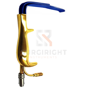 Retractor de Fibra Óptica Manual Tebbetts, Aislado, de Acero Inoxidable Alemán, con Certificación CE ISO 13485 MOL, Instrumento Quirúrgico para Hospital, Color Rosa - Product Image 3