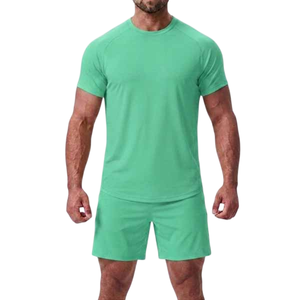 T-shirt Homme Noir à Manches Courtes Séchage Rapide Coupe Slim Col Rond Uni en Jersey pour Sport et Loisirs Personnalisable – Vente en Gros - Product Image 6