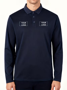 Chemises décontractées à manches courtes pour hommes, personnalisées, en jersey polyester/coton écologique 220g, boutonnées, imprimées numériquement, séchage rapide - Product Image 4