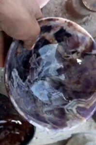 Natural Love Gemstone <b>Amethyst</b> Polished <b>Large</b> Bowl Polished Healing <b>Crystal</b> Craft Bowl Kitchen Accessories Home Decor Gift Bowls - Product Image 2