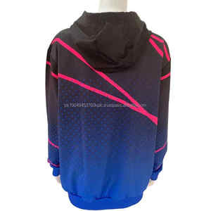 Chaqueta con cremallera de lana de poliéster unisex logotipo personalizado al por mayor Cheer Sudadera con capucha cálida técnica de diamantes de imitación cordón conjuntos personalizados - Product Image 4