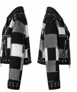เสื้อแจ็คเก็ตยีนส์ผู้หญิงแขนยาวคอปกพับได้ - Product Image 4