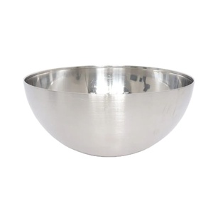 Cuencos de metal de diseño moderno para servir, utensilios de cocina, tamaño de forma personalizado y acabados para decoración del hogar para exportar desde la India - Product Image 1