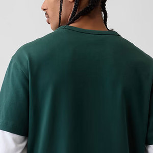 เสื้อยืดผู้ชายแขนสั้นขายดีออนไลน์ ระบายอากาศได้ 100% ดีไซน์โดดเด่น ผลิตจากผ้าฝ้าย - Product Image 4