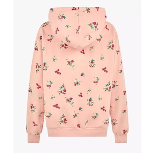 Women's Peach Color Sublimation Hoodie – All-Over Print Pullover Sweatshirt Custom Trendy Casual Soft <b>Aesthetic</b> Hooded <b>Top</b> - Product Image 6