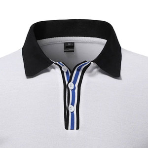 Vente en gros de polos en coton biologique 100% - Fabricant - Personnalisation - Nombreuses couleurs - Polos en coton 100% - Polos pour hommes en grandes tailles - Product Image 3