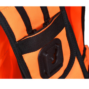 เสื้อกั๊กนิรภัยผู้ชายแบบสะท้อนแสง Hi Vis ผลิตจากโพลีเอสเตอร์ 100% ราคาถูก มีหลายกระเป๋า เหมาะสำหรับเจ้าหน้าที่รักษาความปลอดภัย เสื้อกั๊กยุทธวิธี - Product Image 6