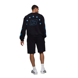 Ensemble de survêtement décontracté en molleton pour homme, motif uni, 100% coton respirant, saison printemps - Product Image 3