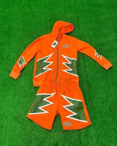 Conjunto Deportivo Corto de Nylon Personalizado de Alta Calidad para Hombre, Corte Holgado, Transpirable, Estilo Urbano, Dos Piezas - Product Image 5