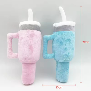ของเล่นตุ๊กตาสุนัขแบบมีเสียงบีบ ดีไซน์แก้วน้ำแบบใหม่ สำหรับสุนัขพันธุ์กลางถึงใหญ่ ของเล่นตุ๊กตาสัตว์สำหรับสุนัข - Product Image 2
