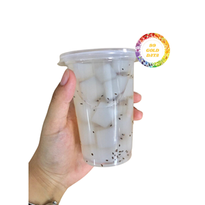 เนื้อมะพร้าวธรรมชาติ 8x8 มม. ในน้ำเชื่อมใส คุณภาพสูง สำหรับตกแต่งขนม ขายส่ง ผู้ผลิตจากเวียดนาม - Product Image 1