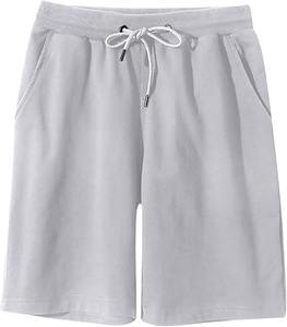 Shorts de sport pour hommes, taille mi-haute, en polyester/coton, imperméables, respirants, séchage rapide, coupe ample, longueur genou, pour le basketball et le jogging - Product Image 5