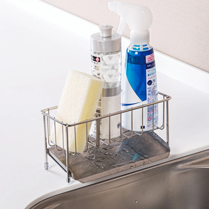 Nuevo diseño de estante de un solo nivel, ecológico y no plegable, para herramientas de limpieza de cocina, con un precio increíble. - Product Image 1