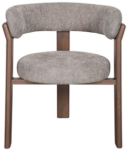 Chaise de salle à manger moderne en bois d'acacia - Product Image 3