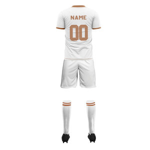 Customized Soccer Shirt Wear Football Kit Quick Drying Football Shirt Football Uniforms Set Sublimated Blue Soccer Jersey - Product Image 3