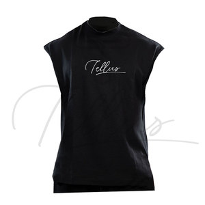 Nouveaux débardeurs de sport personnalisés avec logo, pour musculation, hommes, sans manches, coupe ajustée, style hoodie, t-shirt court - Product Image 1