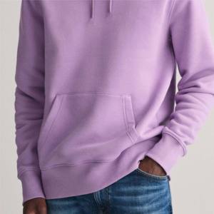 Sudadera con Capucha Larga para Hombre, Estilo Invernal, Color Lila, Felpa Suave, Bolsillo Canguro Ajustable, Cómoda, Duradera, Transpirable y de Secado Rápido - Product Image 2