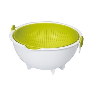 Filtro rotante verde drenabile L per scolapasta e colini - Product Image 1