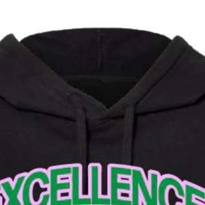 Sudadera con Capucha Corta AKA Excellence para Mujer, Sudadera de Forro Polar, Color Negro Gris, Manga Larga, Estilo Casual - Product Image 3