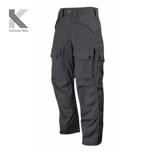 Pantalones Cargo de Lona Oscura para Hombre, Estilo Informal, Corte Recto, Multibolsillos, Transpirables, Resistentes al Desgaste, para Ocasiones Formales de Trabajo - Product Image 4