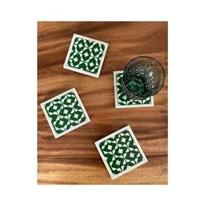 Handmade Bone Inlay <b>Marble</b> <b>Coaster</b> Set Luxury Home Decor Accessories Available at Affordable Price - Product Image 4